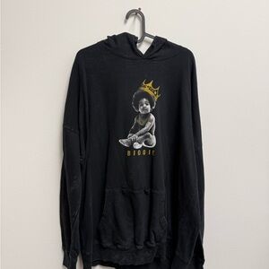 Source Unknown Black Graphic Hoodie